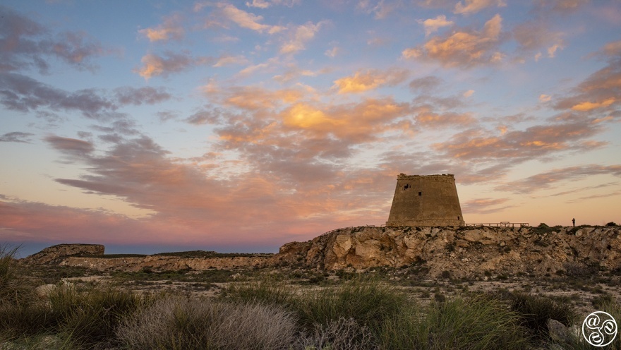 The tower was rebuilt as a horseshoe-shaped fortified tower in 1766 on the orders of Charles III, to protect the coast from Barbary Pirates. © Michelle Chaplow