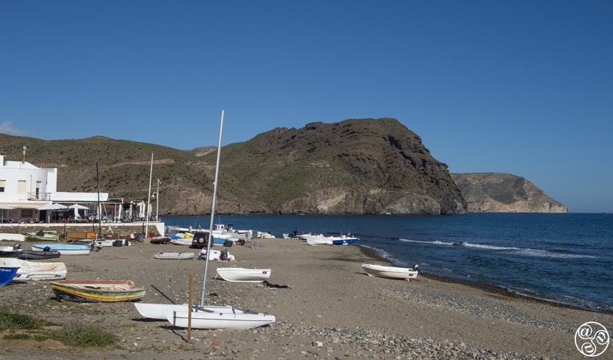 Las Negras takes its name from the mountain to the the left of the village, El Cerro Negro (“The Black Mountain”) © Michelle Chaplow