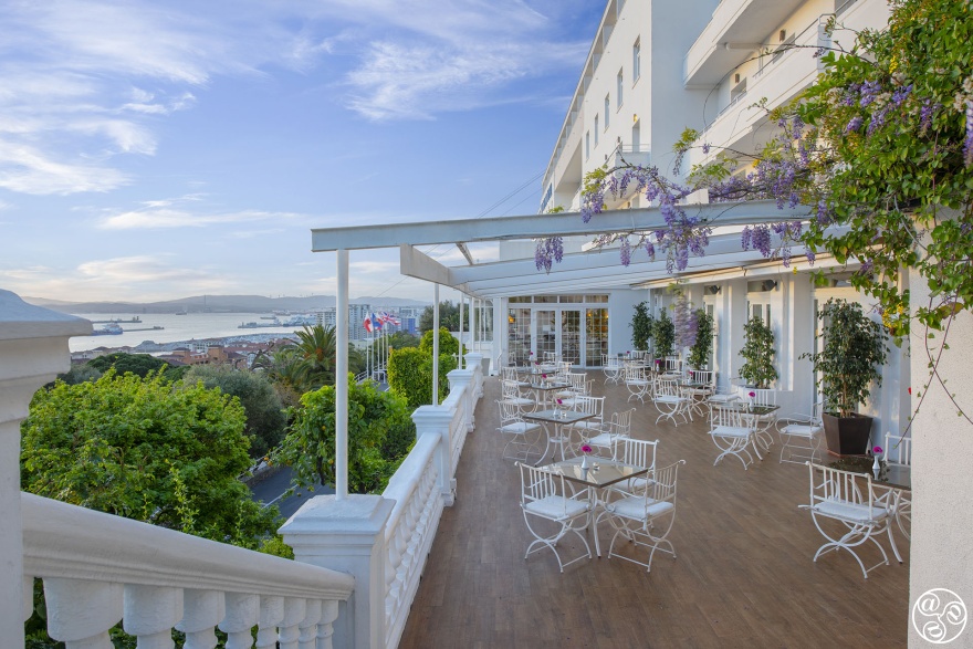 Gibraltar's most famous hotel is The Rock Hotel © Michelle Chaplow