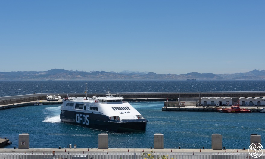 The Ferry from from Tarifa to Tangier Town © Michelle Chaplow