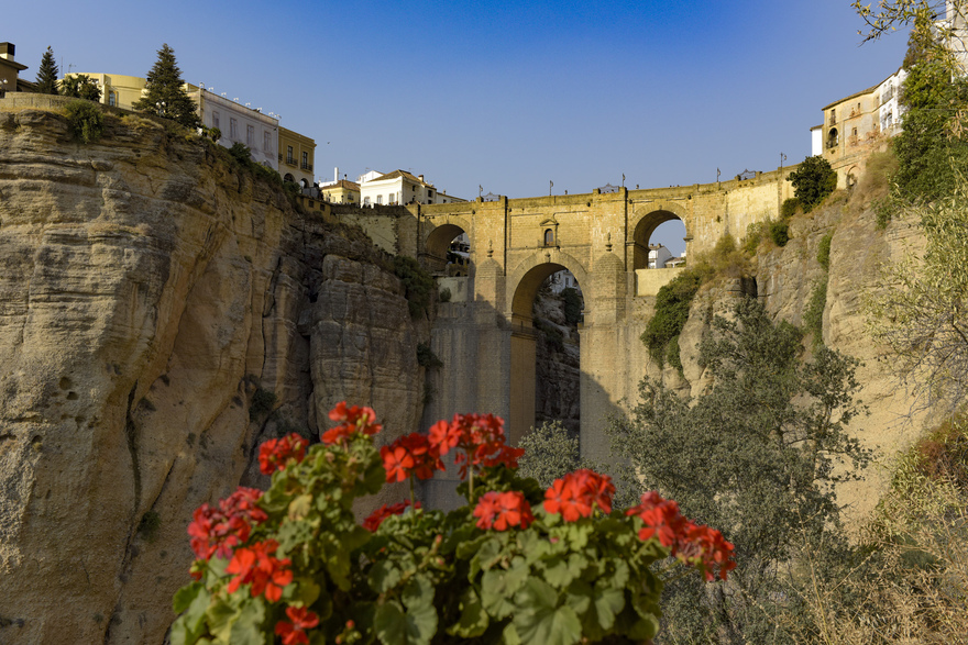 Puente Nuevo in Ronda — a breathtaking 18th-century stone bridge spanning the deep El Tajo gorge © Michelle Chaplow
