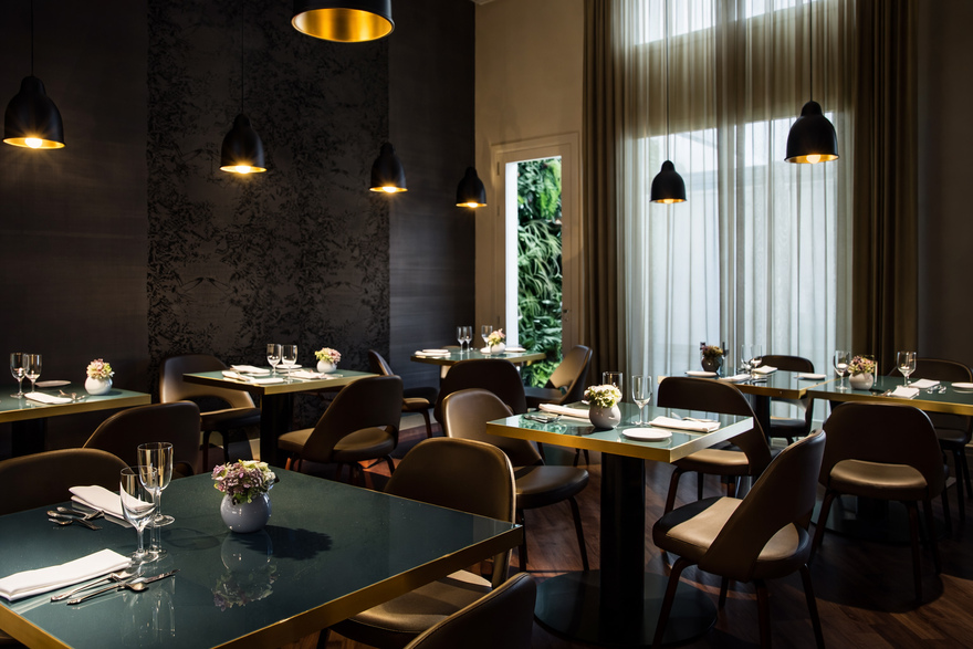 Maria Luisa A well-kept secret: small, discreet dining room in the chic Mercer Hotel in the Arenal district.  © Mercer hotel 