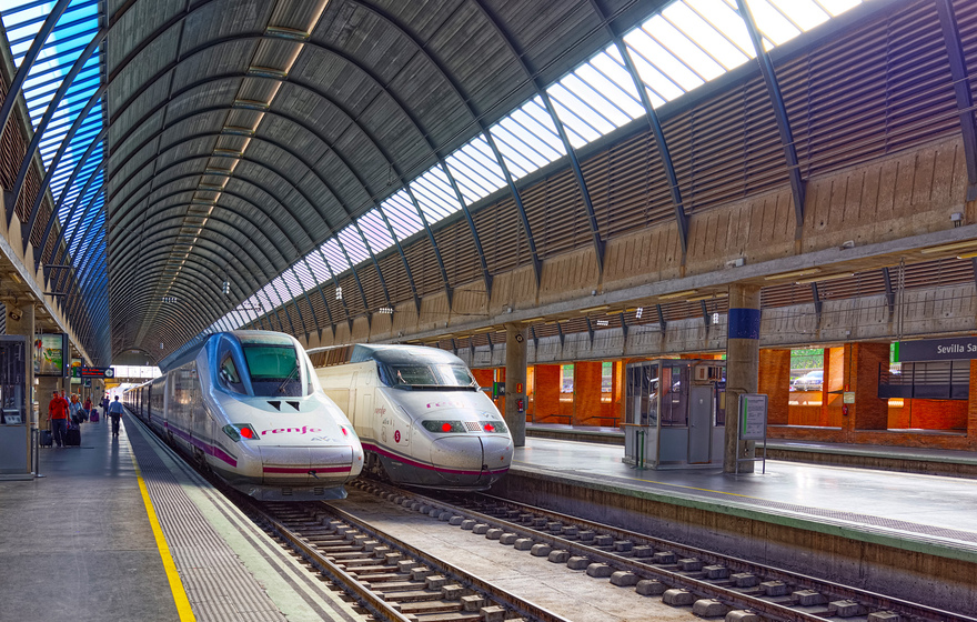 Santa Justa train station is Seville’s main train station © istock photo 