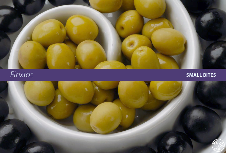Small bites such as Spanish Olives © Michelle Chaplow