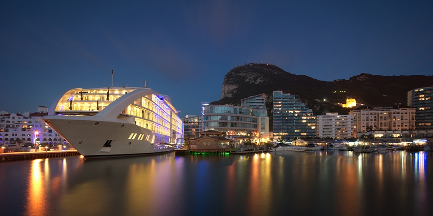 Sunborn Gibraltar offers unique accommodation, onboard a luxury yacht © Visit Gibraltar