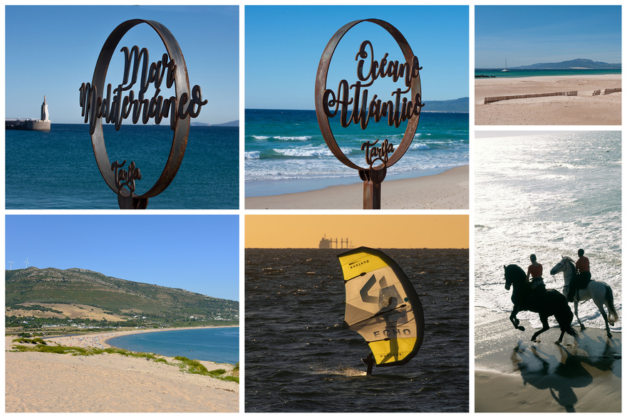 Tarifa, a magical place where the Mediterranean sea meets the Atlantic Ocean © Michelle Chaplow