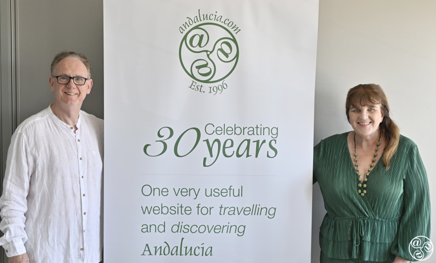 The 30th Anniversary of Andalucia.com with founder Chris Chaplow and Photographer Michelle Chaplow © Scarlett Aernouts