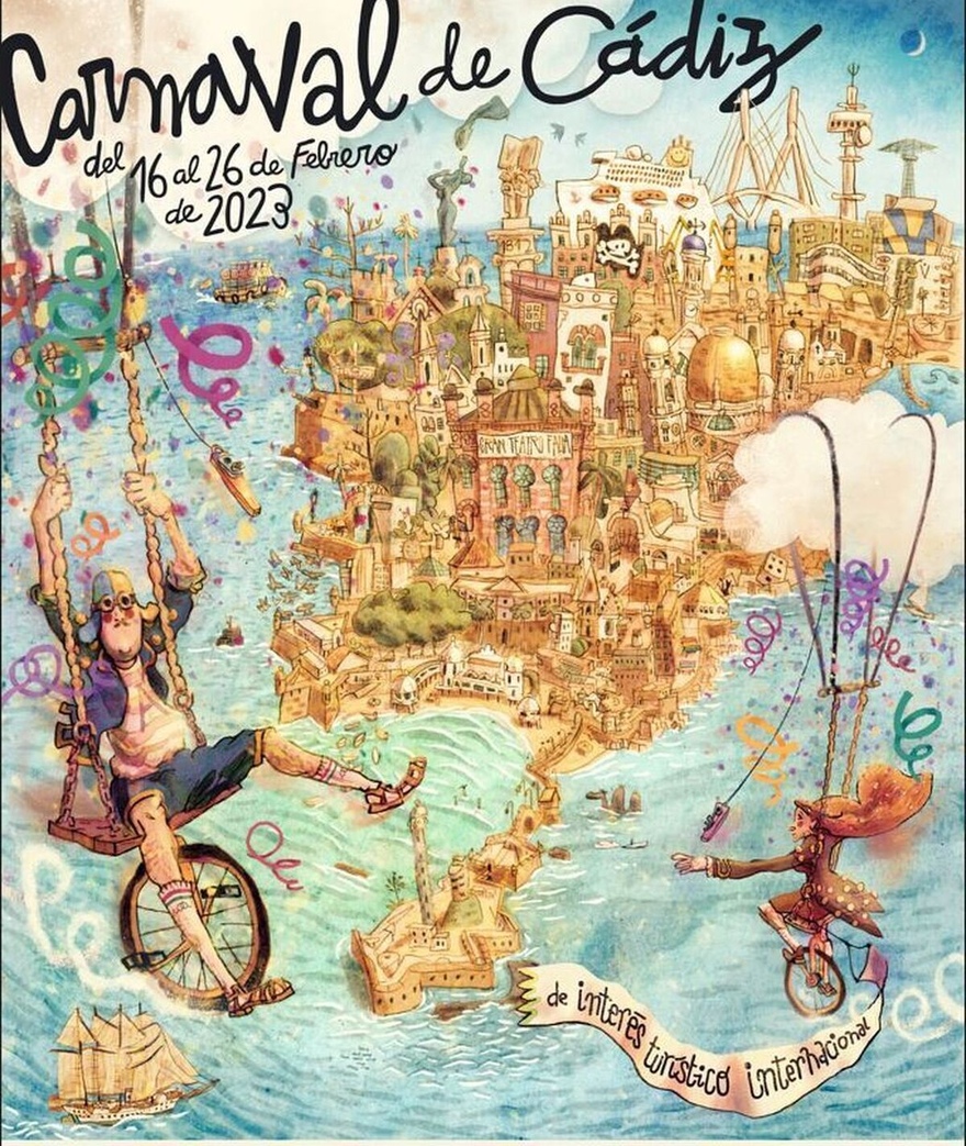 Carnival Poster from The Cadiz Town Hall 2023