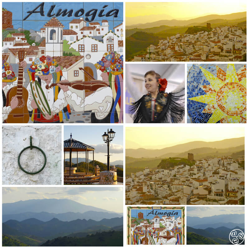 The village of Almogia at sunset © Michelle Chaplow