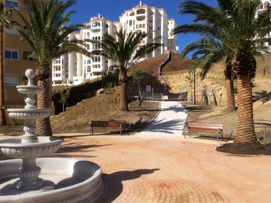 Estepona Tobogan slide on 14th May after it was closed down © andalucia.com