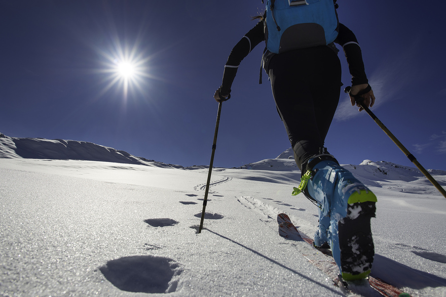 Ski mountaineering (esquí de montaña, or esquí de travesía), also known as “skimo” © istockphoto