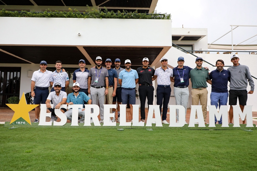 Spanish players before the 2024 Andalucia Masters © Bosco Martin