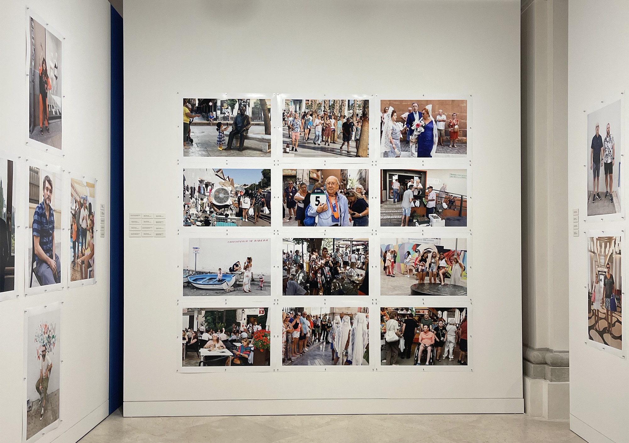 There are 104 images in the Malaga Express exhibition.