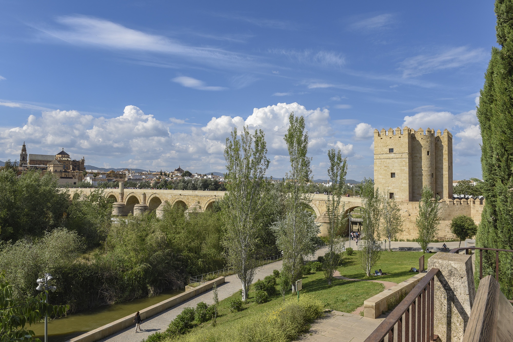 The Roman bridge which, according to the Arab geographer, Al-drisi 'surpasses all other bridges in beauty and solidity' © Michelle Chaplow