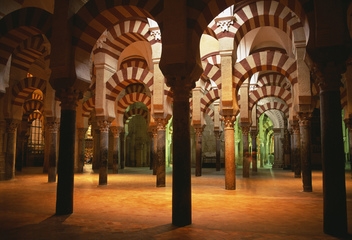 The building's existing 865 columns (originally 1293, before the cathedral arrived) were recycled from various sources, including the Visigothic basilica over which the mosque was built © Michelle Chaplow