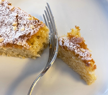 Huévar del Aljarafe wweet treats include torta de hornazo (almond cake) typically eaten on Resurrection Sunday. © Michelle Chaplow