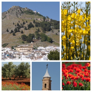Archidona nestled in the foothills of the Sierra de Gracia © Michelle Chaplow