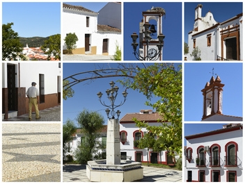 The white village of Arroyomolinos de Leon © Michelle Chaplow