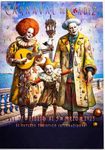 Cadiz Carnival 2025 poster - disqualified finalist