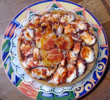 Pulpo a la gallega, may have its origins in Galicia, but is also a very popular dish in Andalucia © Michelle Chaplow