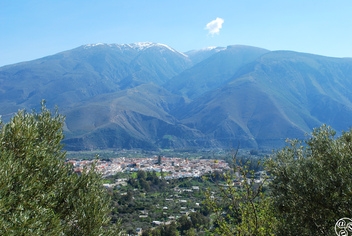 The village of Órgiva-  Iglesia Santísimo Cristo De La Expiración