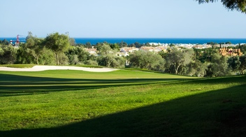 Hole 7 at the South Course of the Real Club de Golf Guadalmina