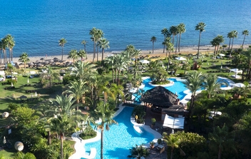 Melia La Hacienda in Estepona, enjoys from line Views to The Med © Michelle Chaplow