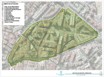 Torremolinos ZBE zone plan. Source; Torremolinos Town Hall-