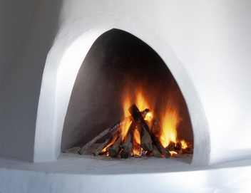 Woodstove or fireplace? You choose.  © Michelle Chaplow
