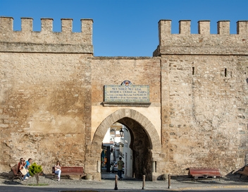 Puerta de Jerez - the only remaining gate in Tarifa's old city walls. © Michelle Chaplow