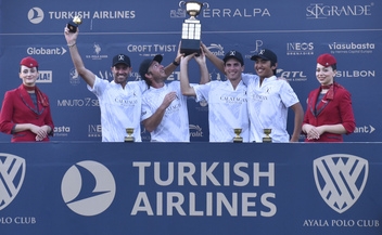Team Calatagan winners of the 2024 Final Copa de Oro Turkish Airlines High Handicap © Michelle Chaplow