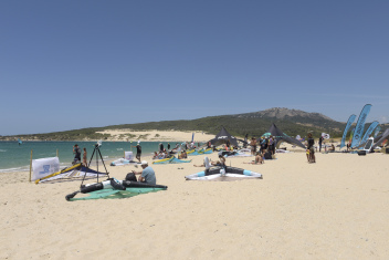 Easy access for for all on the golden sands of Tarifa © Michelle Chaplow