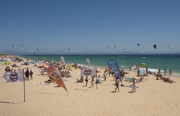 Valdevaqueras beach Tarifa, the loaction for the GWA Tarifa Wing Pro 2026 © Michelle Chaplow