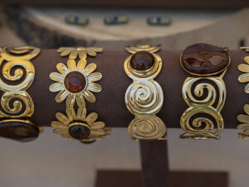 Costume jewellery is always fun buy at the Sotogrande Market