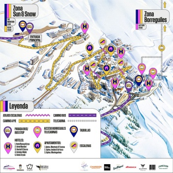Sun&Snow Weekend Festival, Sierra Nevada, Location  Plan