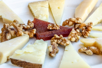 This Spanish delicacy of quince Jelly can be served with a wide variety of local cheeses © stock