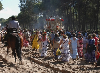 Perhaps the most spectacular romeria is the one devoted to the Virgen del Rocío