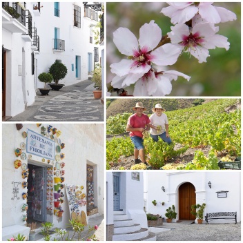 La Axarquia think, dramatic hill and mountain scenery, white washed villages and the strong sweet wine that is made from sun dried grapes © Michelle Chaplow