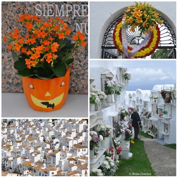 All Saints' Day follows Halloween -  Casares © Brian Gutcher