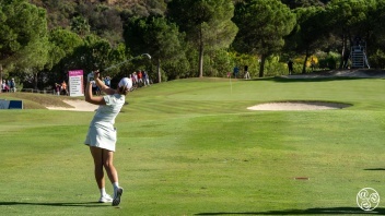 Linn Grant, leader of the Race to Costa del Sol on day 2 © Andres Lopez Sheridan 