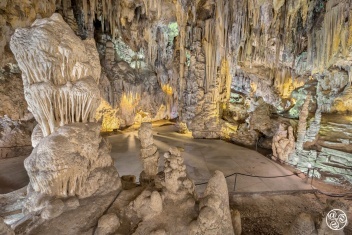 Stunning stalactites and stalagmites in the Nerja Caves, Spain  a geological wonder formed over 5 million years ago 