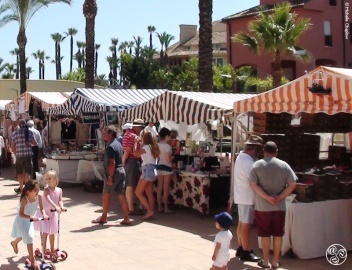 Sunday morning craft market in Sotogrande 