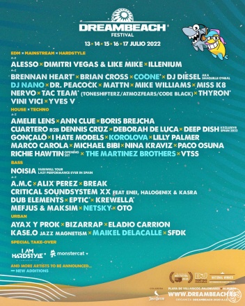Dreambeach 2022 line up