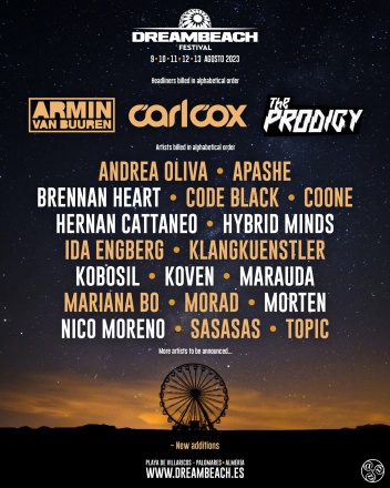 Dreambeach 2023 lineup
