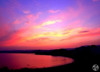 Estepona, Playa del Cristo at Sunset © Michelle Chaplow