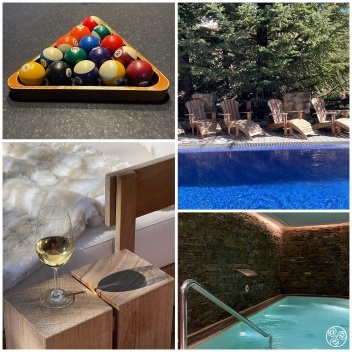 Chilling at El Lodge Ski and Spa resort, one of the many options for the non-skier © Michelle Chaplow