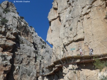 The climb from the South Entrance  © Michelle Chaplow