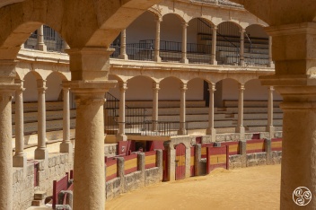 Ronda's impressive stone-built and deliberately neo-classical bullring was completed in 1784 © Michelle Chaplow