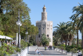 The Torre del Oro (Golden Tower), which dominates the banks of the river Guadalquivir. © Michelle Chaplow