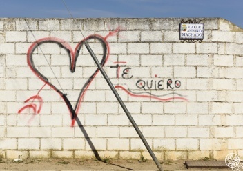 I love you - Calle Antonio Machado, Mollina © Michelle Chaplow